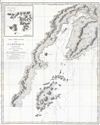 1799 Vancouver Map of Alaska: Kodiak Island, Cook Inlet, Anchorage