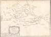 1777 Croisey Map of the Russian Discoveries in Alaska and Bering Strait