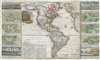 1799 George Thompson Map of North America and South America