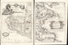 1688 Coronelli Map of North America (2 Sheets)