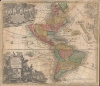 1784 Seutter / Probst Map of the Americas w/ California as an Island