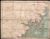 1880 L. W. Kip First Missionary Map of Xiamen (Amoy), Fujian, China