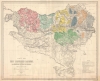 1863 Stanford Map of the Seven Basque Provinces, Spain and France