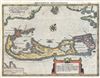 1630 Cloppenburg and Mercator Map of Bermuda