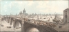 1860 Wizani View of Old Blackfriars Bridge, London