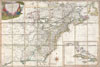 1779 Phelippeaux Case Map of the United States Revolutionary War