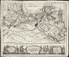 1757 Spanish Edition of the Buache / De l'Isle Sea of the West Map