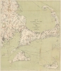 Map of Cape Cod and Vicinity 1892. - Main View Thumbnail