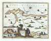 1703 Johannes Map of the Cape of Good Hope, South Africa