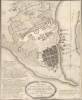 1787 Picquet Map of Charleston illustrating the Siege of Charleston