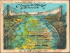 1979 Cuellar Pictorial Map of Northern California, Farm Workers / Chicano Movement