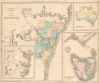 1851 Lloyd Map of New South Wales, Australia