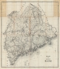 The New England Commercial and Route Survey Showing all Postoffices, Railroads, Electric Roads in operation and proposed, GOOD ROADS, Population (showing latest Massachusetts Census) and a comprehensive Distance Table. - Alternate View 2 Thumbnail