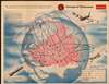 1961 Shallo Pictorial Map of Asia Highlighting America's Nuclear Response Capability