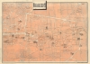 1955 Samara Pictorial Tourist Map of Damascus, Syria