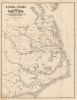 1867 Walton Map of the Dismal Swamp Canal: Virginia, North Carolina