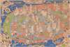 1938 Zaidenberg Pictorial Map of Downtown Manhattan, New York City