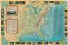 East and Gulf Coast Surfing Map. - Main View Thumbnail