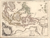 1683 Cantelli da Vignola Map of Southeast Asia, the Spice Islands and Australia