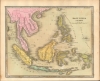 1842 Greenleaf Map of the East Indies: Borneo, Java, Sumatra, Thailand, Vietnam