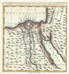 1750 Bossuet Map of Ancient Egypt