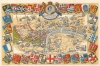 Route Map of the Coronation of Her Majesty Queen Elizabeth II Head of the Commonwealth. - Main View Thumbnail