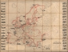 1847 Vuillemin Pictorial Map of Europe