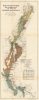 1913 Norris Peters Map of Mississippi River Flood Relief Districts