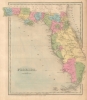 1846 Bradford Map of Florida