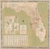 1936 Florida State Road Department Road Map of Florida