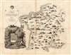 1809 Gassicourt Gastronomical Map of France