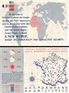 1945 World War II Broadside Propaganda Map of France and World