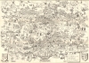 1954 Burgess Comic Pictorial Map of Frankfurt, Germany