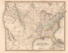 1845 Meyer and Radefeld Map of the United States w/ Republic of Texas