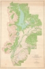 Topographic Map of the Grand Teton National Park Teton County - Wyoming. - Main View Thumbnail