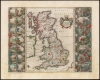 1645 / 1663 Joan Blaeu map of Anglo-Saxon England