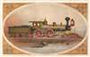 1873 Crosby Lithograph, Hinkley Locomotive Works, Boston, Massachusetts