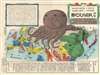 1904 Kisaburō Ohara Satirical Octopus Map of Asia and Europe