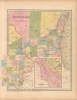 1846 Bradford Map of Iowa and Wisconsin