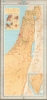 1978 Survey of Israel Hebrew Folding Map of Israel 30 Years after Its Founding