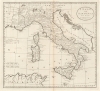 1795 Carey Map of Italy