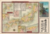 1900 Omuro Transportation Map of Japan