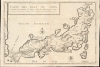 1679 First Edition Tavernier Map of Japan with Sea of Korea
