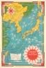 1944 Ernest Dudley Chase WWII Pictorial Map of Japan and Korea