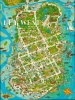 1976 Carawan Pictorial Map of Key West, Florida