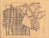 1971 Taylor Infographic Map of Los Angeles' Traffic, Unbuilt Freeways