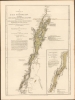 1776 Brassier Map of Lake Champlain and Lake George with the Battle of Valcour Island