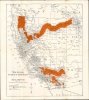 1914 Southern Pacific Map of Land Grants in the Western United States