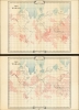 1900 Scott-Elliot Set of 2 World Maps illustrating Mythical Lemuria