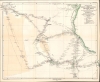 1875 Jordan / Petermann Map of the Rohlfs Expedition, Egyptian and Libyan Deserts